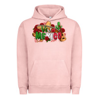 Pigment Salmon viva mexico Urban Hoodie - Zillion Design Studio