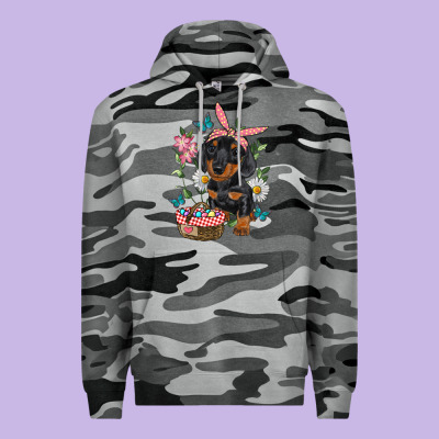 Easter Dachshund Premium Hoodie Designed By Ranaportraitstore