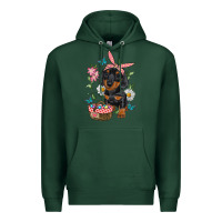 Sports Green Easter Dachshund Premium Hoodie - RanaPortraitStore