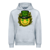 Heather Grey st. patrick's day pinch proof lucky face Urban Hoodie - RanaPortraitStore