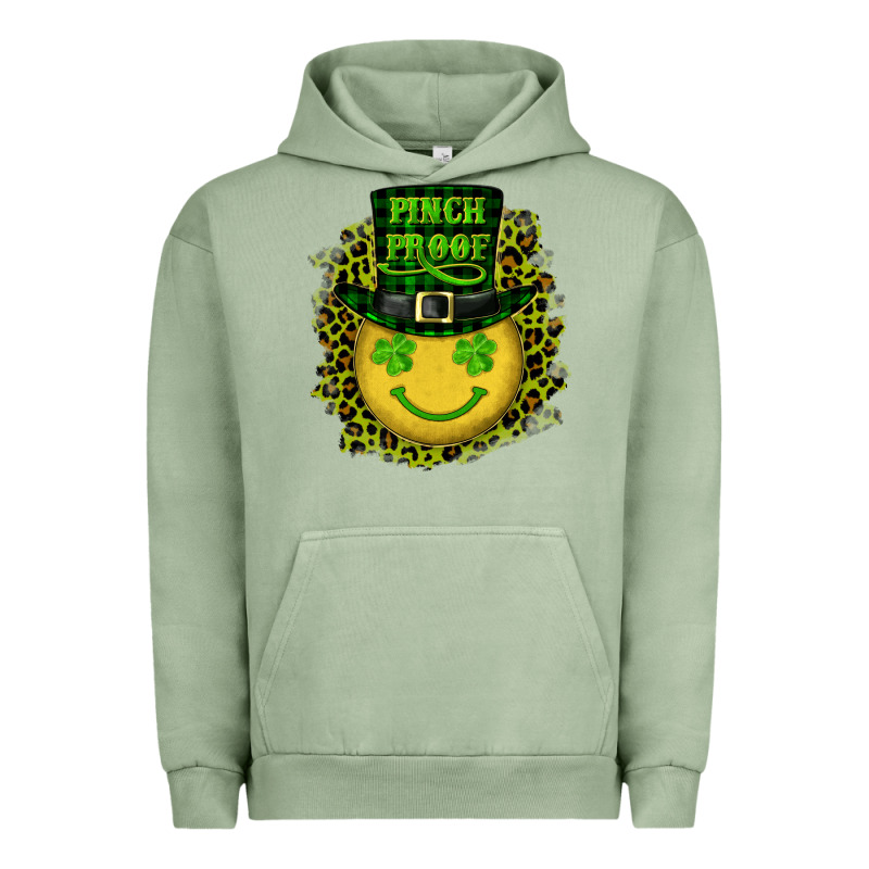 St. Patrick's Day Pinch Proof Lucky Face Urban Hoodie by RanaPortraitStore | Teevron