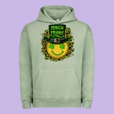 Urban Hoodie st. patrick's day pinch proof lucky face