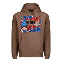 Chestnut born in the usa Premium Hoodie - Zillion Design Studio