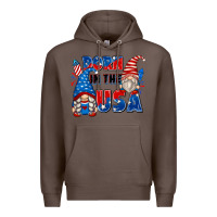 Coffee born in the usa Premium Hoodie - Zillion Design Studio