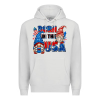 Dove Grey born in the usa Premium Hoodie - Zillion Design Studio