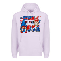 Lilac born in the usa Premium Hoodie - Zillion Design Studio