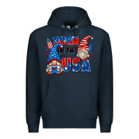 Navy born in the usa Premium Hoodie - Zillion Design Studio