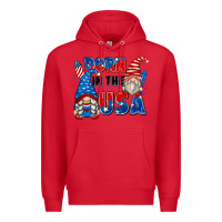 Red born in the usa Premium Hoodie - Zillion Design Studio