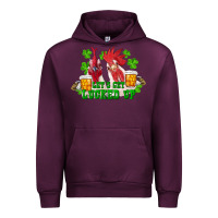 Mauve Wine st. patrick's day roosters let's get lucked up Urban Hoodie - RanaPortraitStore