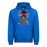 Hair Stylist Afro Messy Bun Urban Hoodie | Teevron