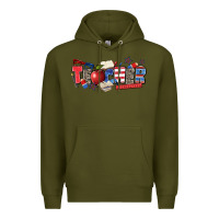 Army Green American teacher Premium Hoodie - Zillion Design Studio