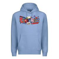 Colony Blue American teacher Premium Hoodie - Zillion Design Studio