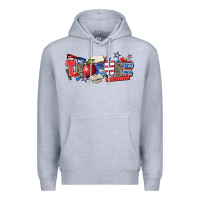 Heather Grey American teacher Premium Hoodie - Zillion Design Studio