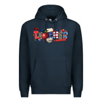 Navy American teacher Premium Hoodie - Zillion Design Studio