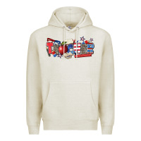 Oatmeal Heather American teacher Premium Hoodie - Zillion Design Studio