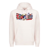 Pale Pink American teacher Premium Hoodie - Zillion Design Studio