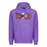 Purple American teacher Premium Hoodie - Zillion Design Studio