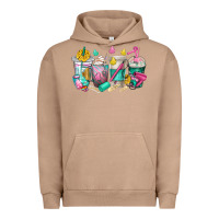Pigment Burro hairstylist coffee cups Urban Hoodie - texasbilliewilder
