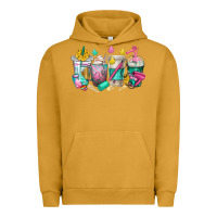 Pigment Peanut Butter hairstylist coffee cups Urban Hoodie - texasbilliewilder