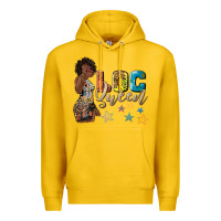 Lemon afro woman loc queen Premium Hoodie - texasbilliewilder