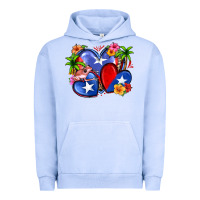 Pigment Grape Ice puerto rico hearts Urban Hoodie - Zillion Design Studio