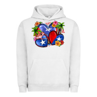 Pigment Lunar Rock puerto rico hearts Urban Hoodie - Zillion Design Studio
