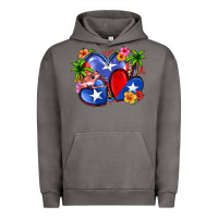 Pigment Tornado puerto rico hearts Urban Hoodie - Zillion Design Studio