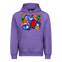 Tulip puerto rico hearts Urban Hoodie - Zillion Design Studio