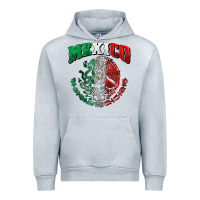 Heather Grey mexico coat of arms Urban Hoodie - Zillion Design Studio