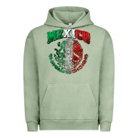 Pigment Oil Green mexico coat of arms Urban Hoodie - Zillion Design Studio