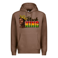 Chestnut afro man black king Premium Hoodie - texasbilliewilder