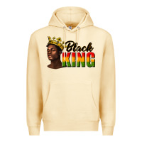 Pina Colada afro man black king Premium Hoodie - texasbilliewilder