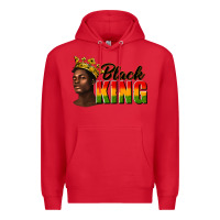 Red afro man black king Premium Hoodie - texasbilliewilder