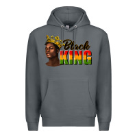 Rock afro man black king Premium Hoodie - texasbilliewilder