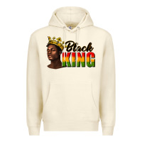 Sandshell afro man black king Premium Hoodie - texasbilliewilder