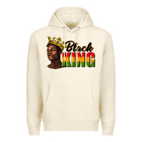 Tofu afro man black king Premium Hoodie - texasbilliewilder