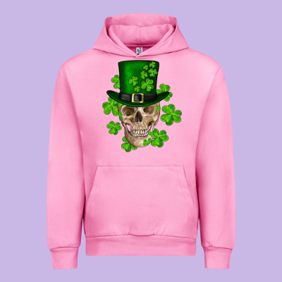 Urban Hoodie st. patrick's day skull
