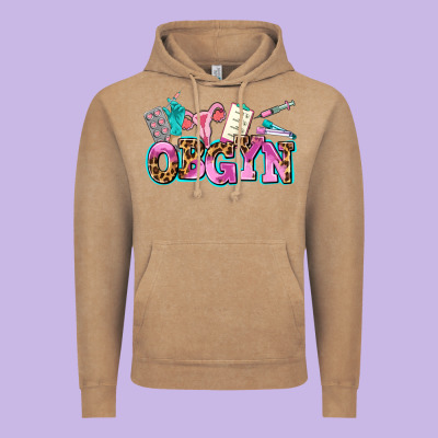 Obgyn Vintage Hoodie Designed By Adodesignshop