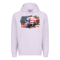 Lilac american skull Premium Hoodie - Zillion Design Studio