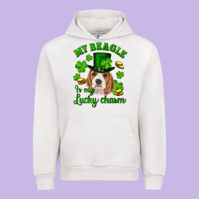 Urban Hoodie st.patrick's day my beagle is my lucky charm