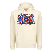 Sandshell American rainbow Premium Hoodie - Zillion Design Studio