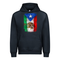 Navy mexico and puerto rico flag Urban Hoodie - Zillion Design Studio