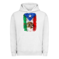 Pigment Lunar Rock mexico and puerto rico flag Urban Hoodie - Zillion Design Studio