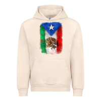 Sandshell mexico and puerto rico flag Urban Hoodie - Zillion Design Studio