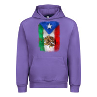 Tulip mexico and puerto rico flag Urban Hoodie - Zillion Design Studio