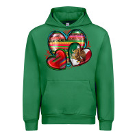 Emerald mexican hearts Urban Hoodie - Zillion Design Studio