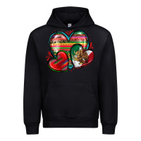 Foreset Green mexican hearts Urban Hoodie - Zillion Design Studio