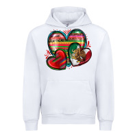 White mexican hearts Urban Hoodie - Zillion Design Studio