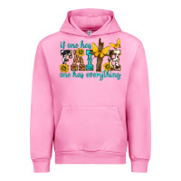 Fuchsia Pink if one has faith one has everything Urban Hoodie - texasbilliewilder