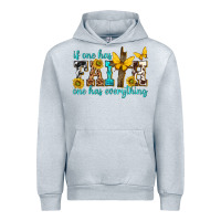 Heather Grey if one has faith one has everything Urban Hoodie - texasbilliewilder